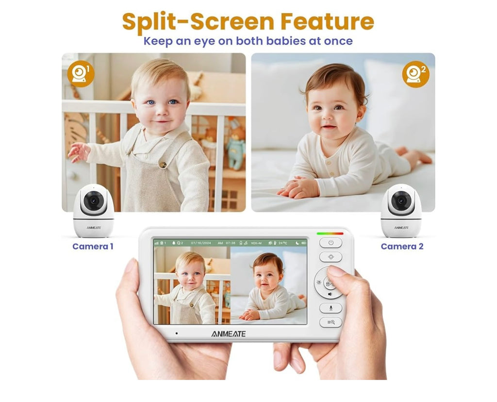 Baby monitor camera with audio