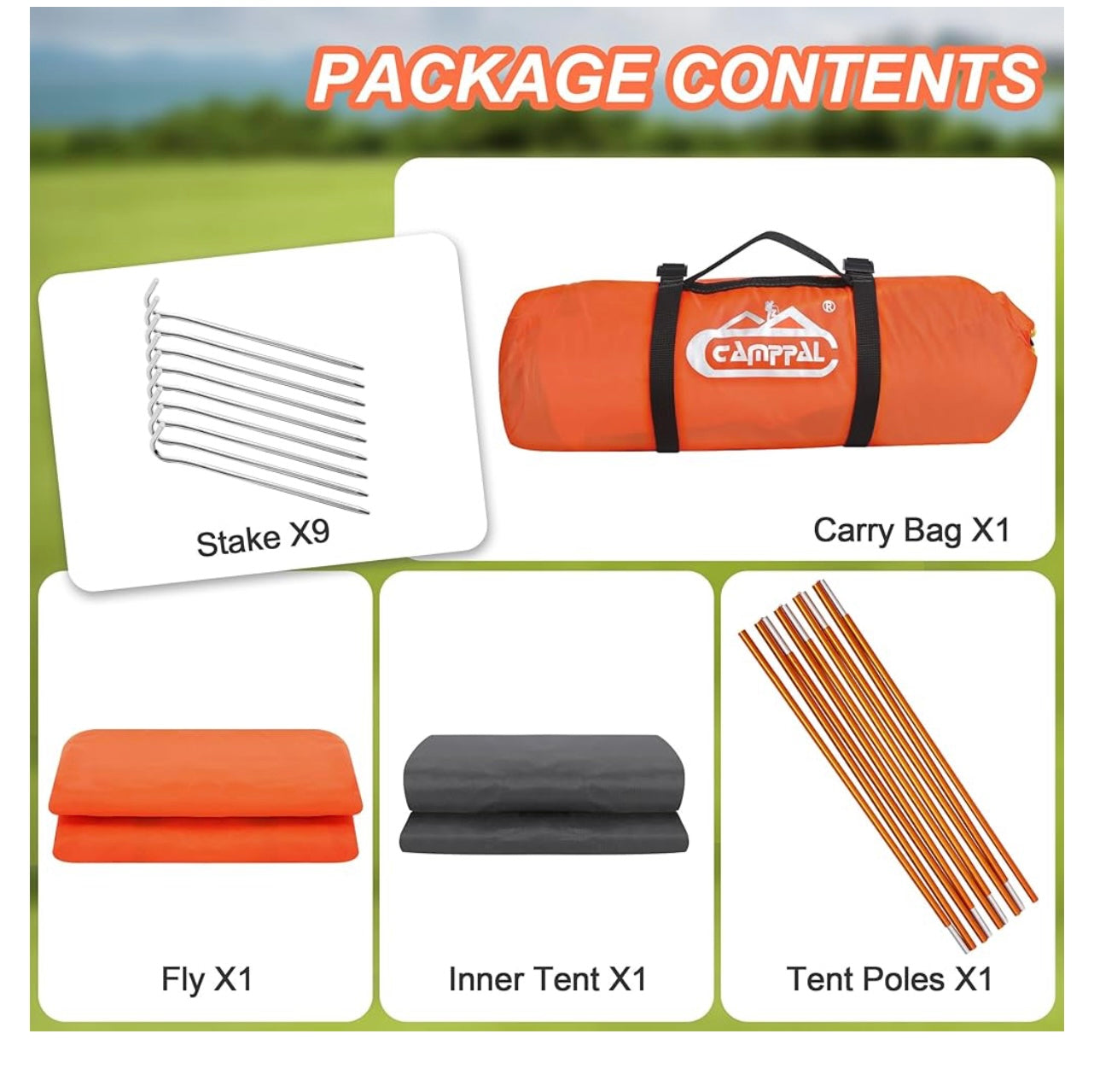 Camppal 1 person tent.