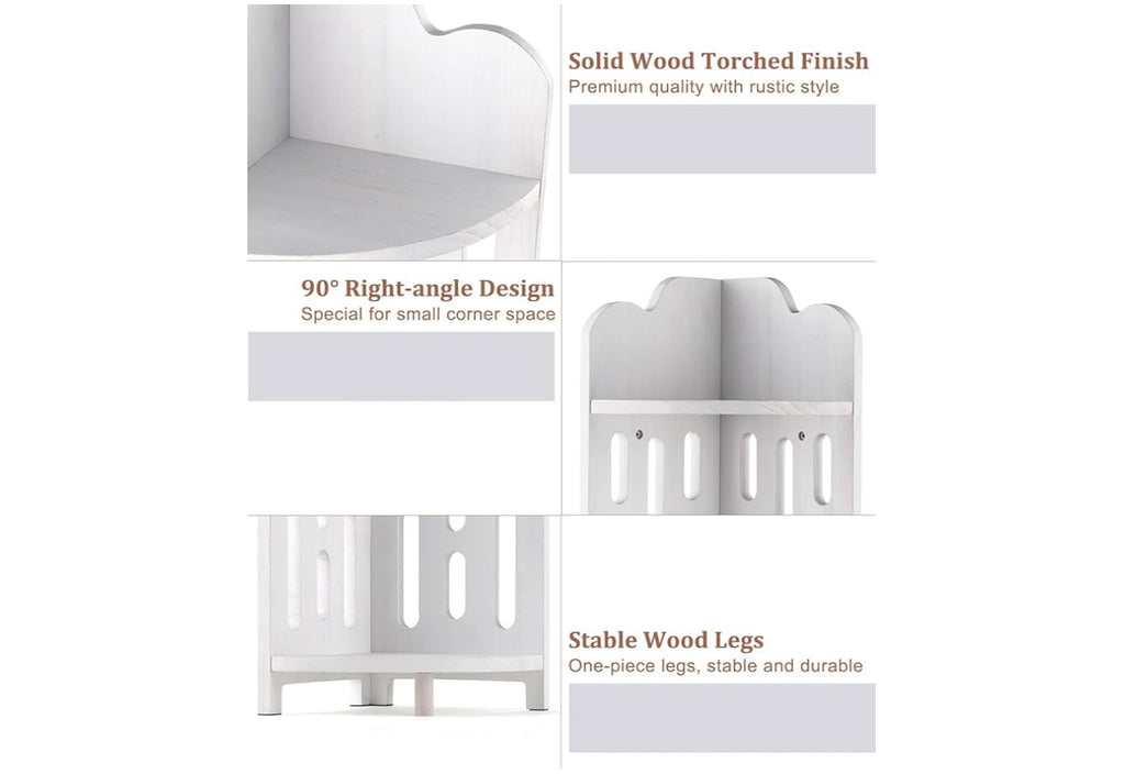 Meangood Bathroom Corner Shelf Stand.