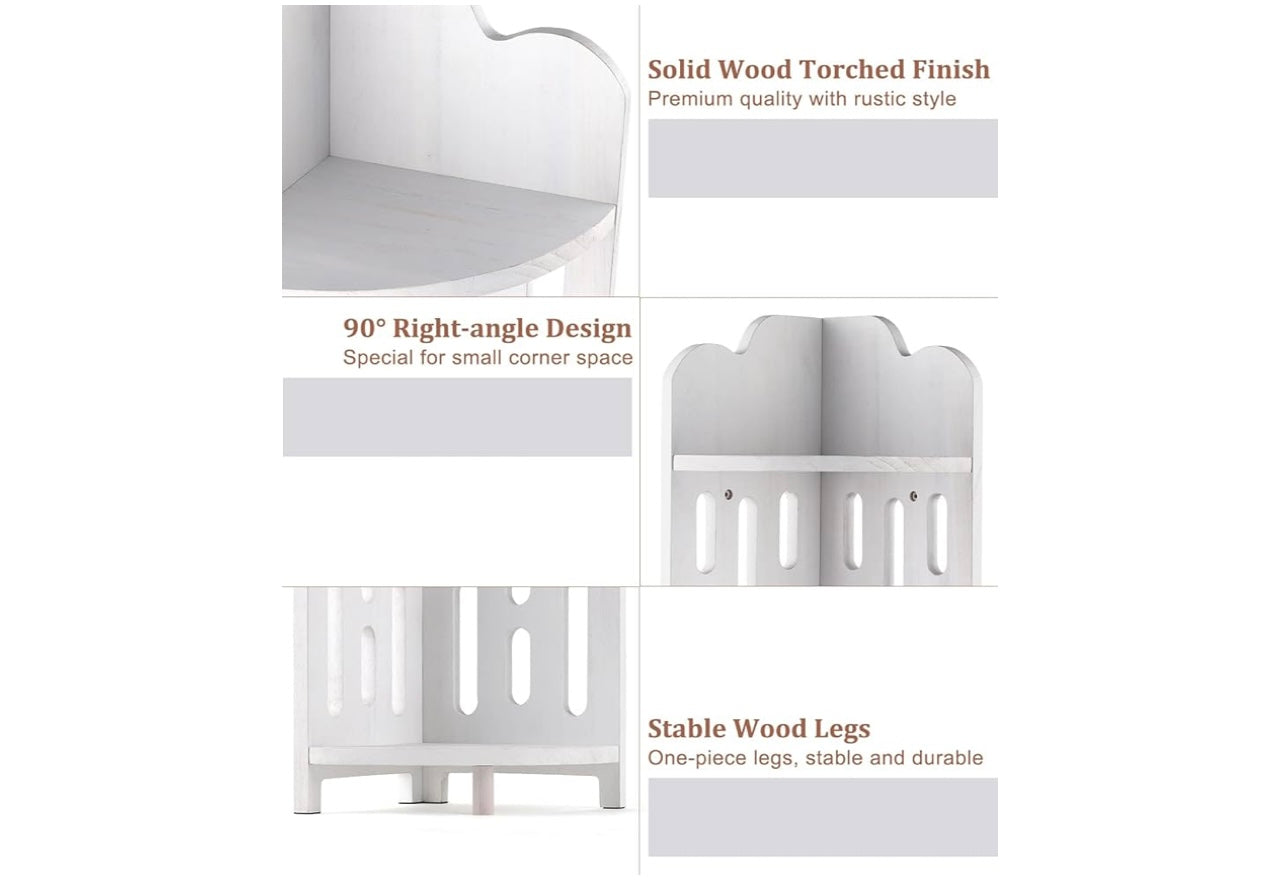 Meangood Bathroom Corner Shelf Stand.