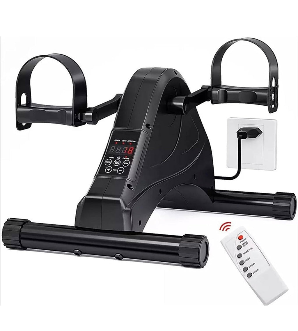 Motorized mini exercise bike.