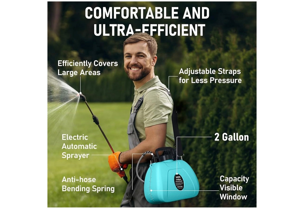VASG 2 Gallons Battery Powered Sprayer.