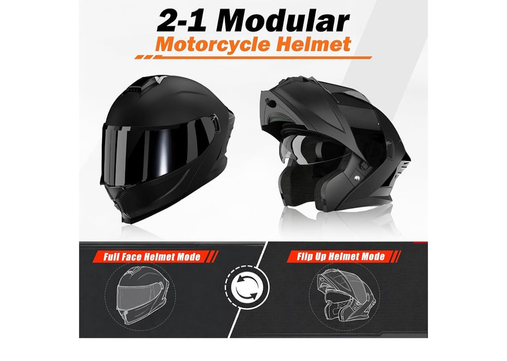 Size XL Motorcycle Helmet. JR-815.