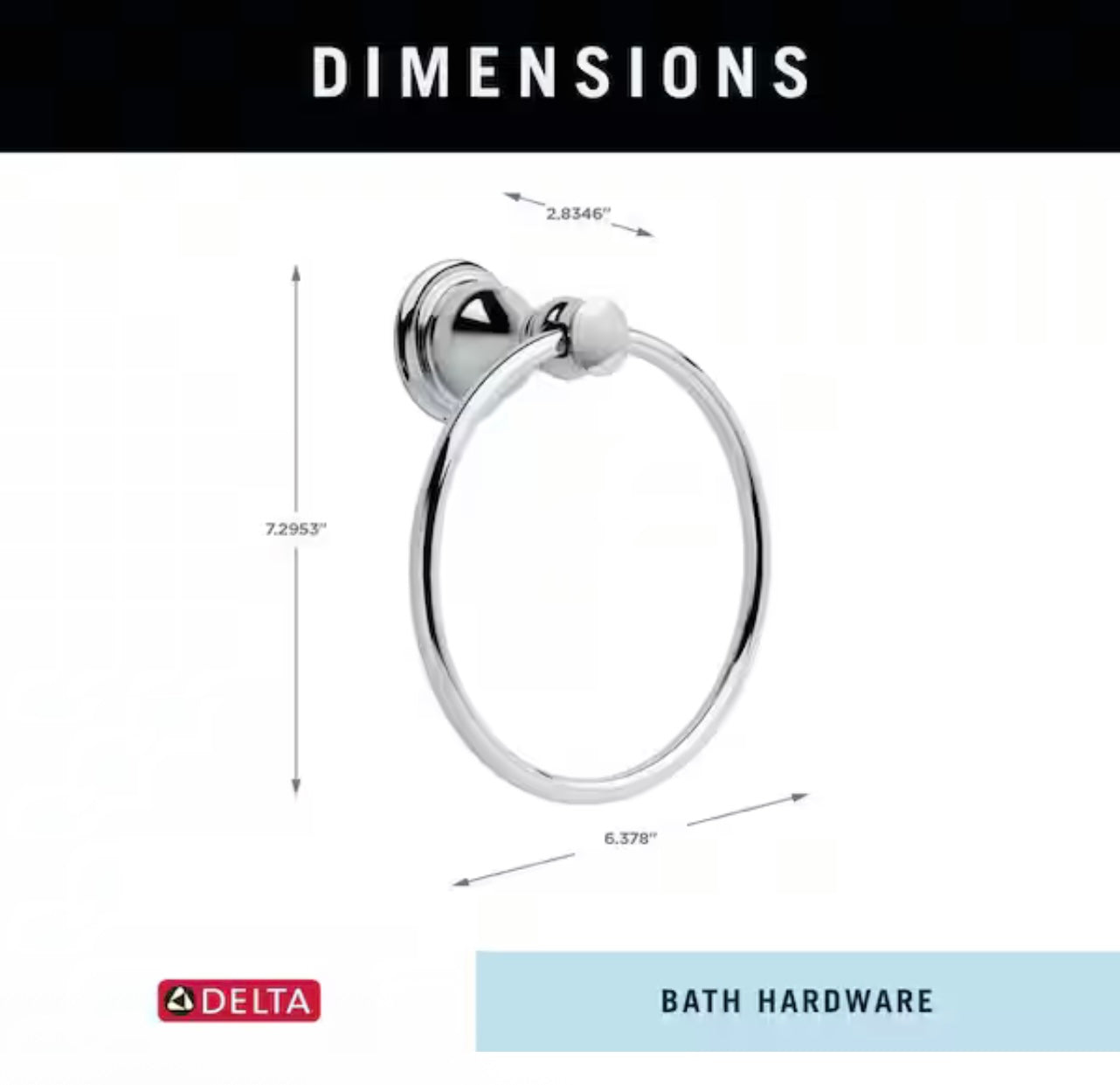 Delta Aubrey Towel Ring.