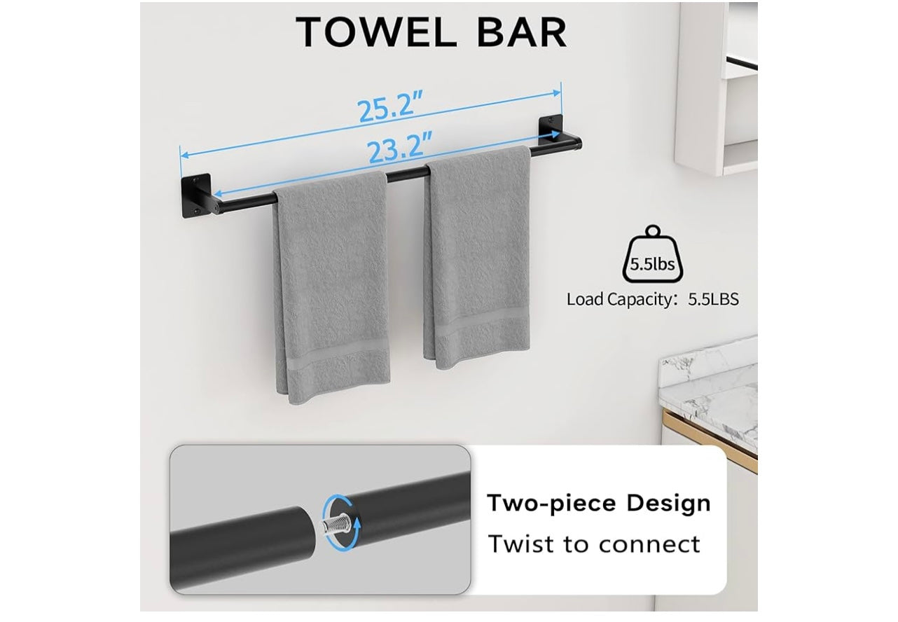 KLJKPA 10 piece Bathroom Accessories set
