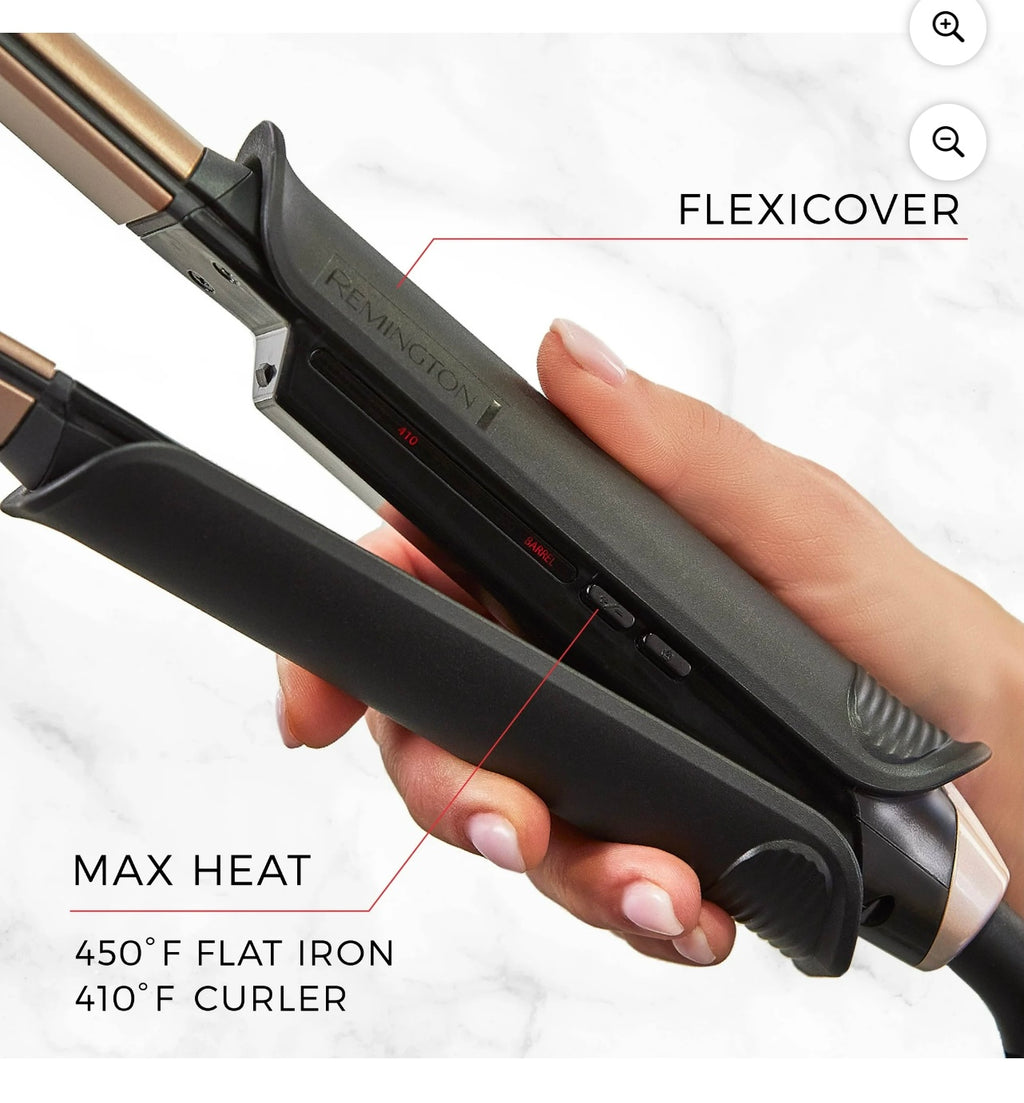 Remington One Flat Iron + Curler.