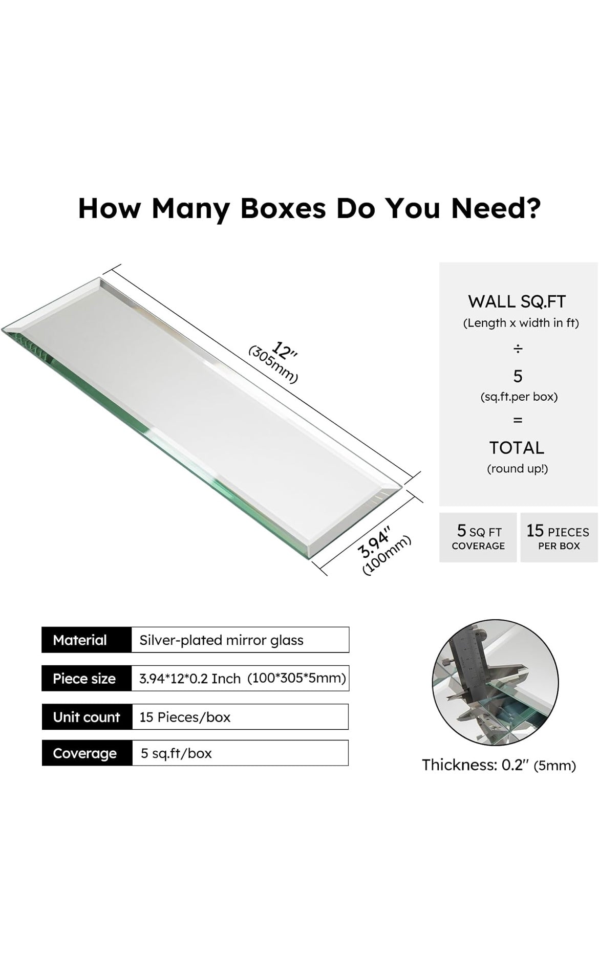 Peel and stick mirror backsplash tiles