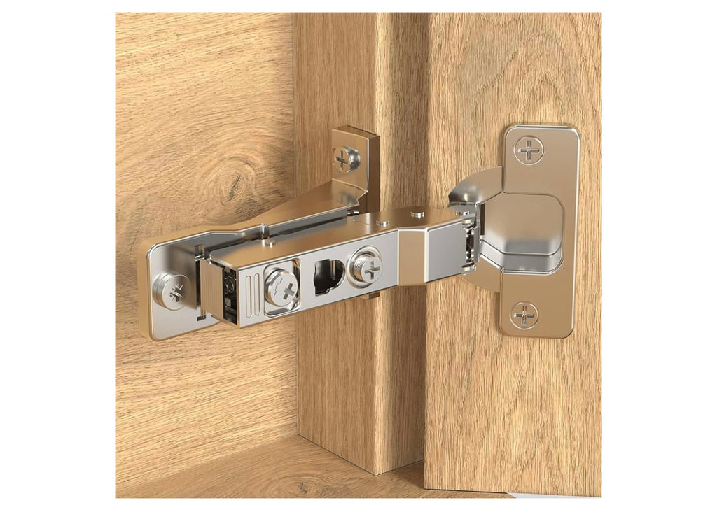 Onemake 4 Pack 110 degree Face Frame Insert Cabinet Hinges.