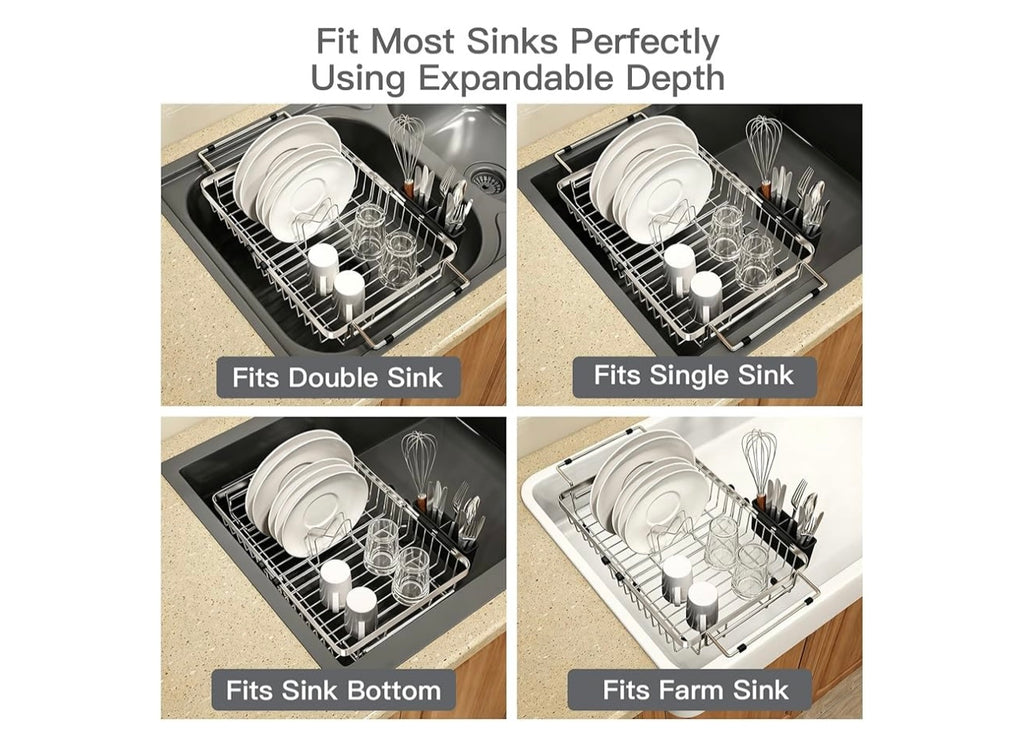 Majalis Dish Drying Rack Over The Sink.