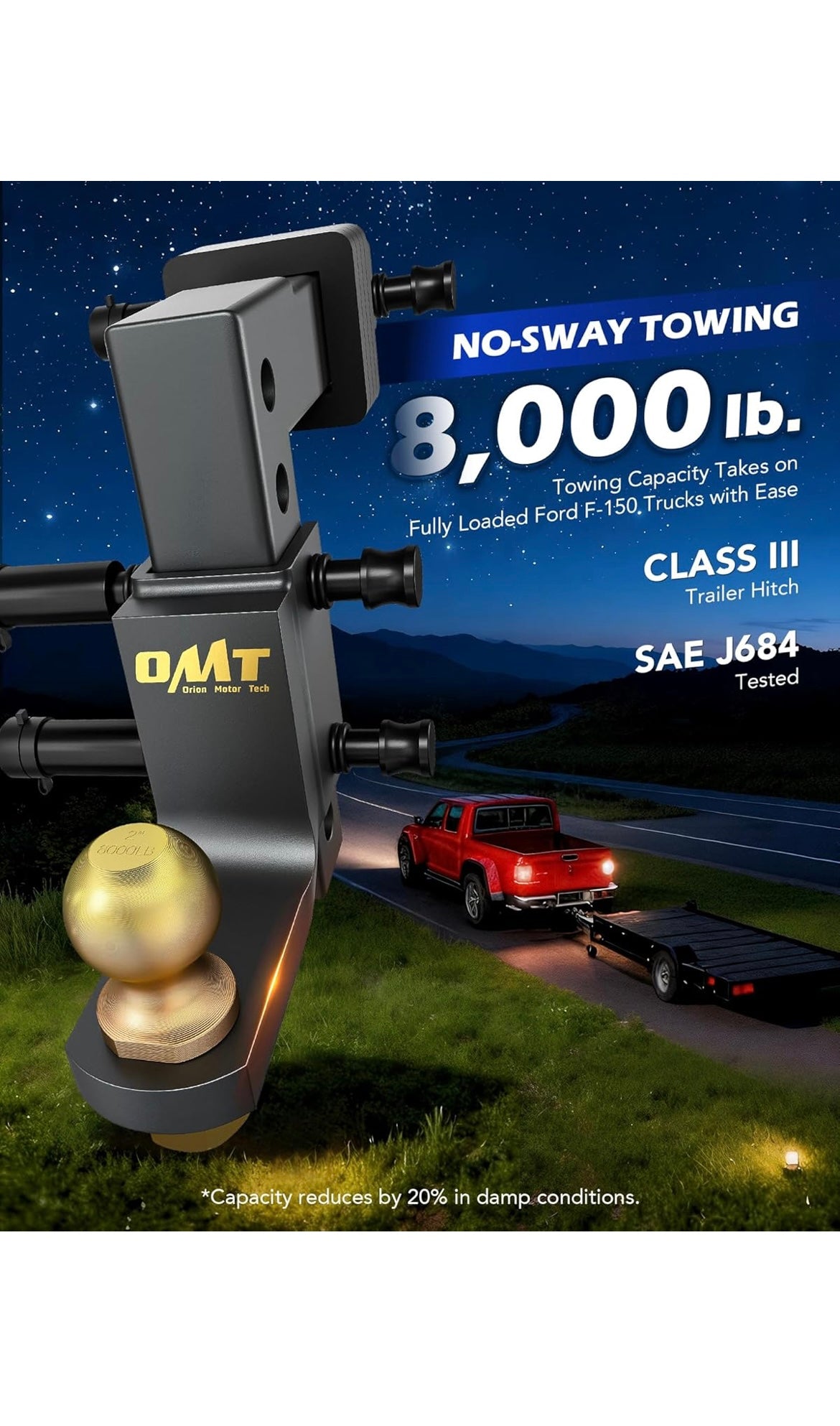 Trailer hitch ball mount