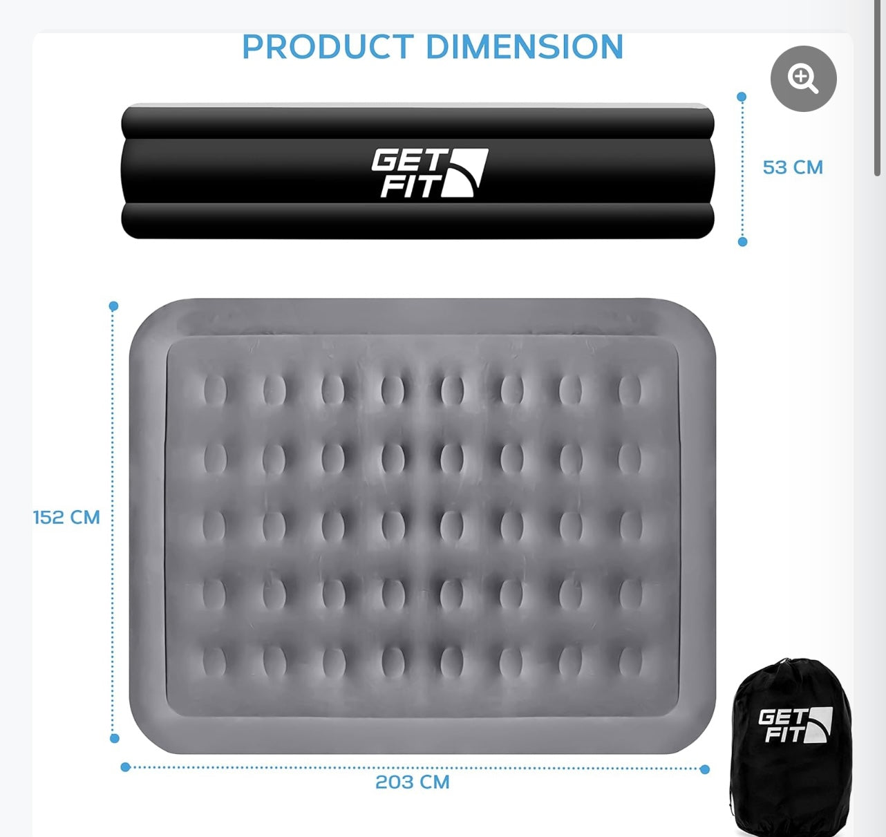 Get Fit Premium Queen Air Bed.