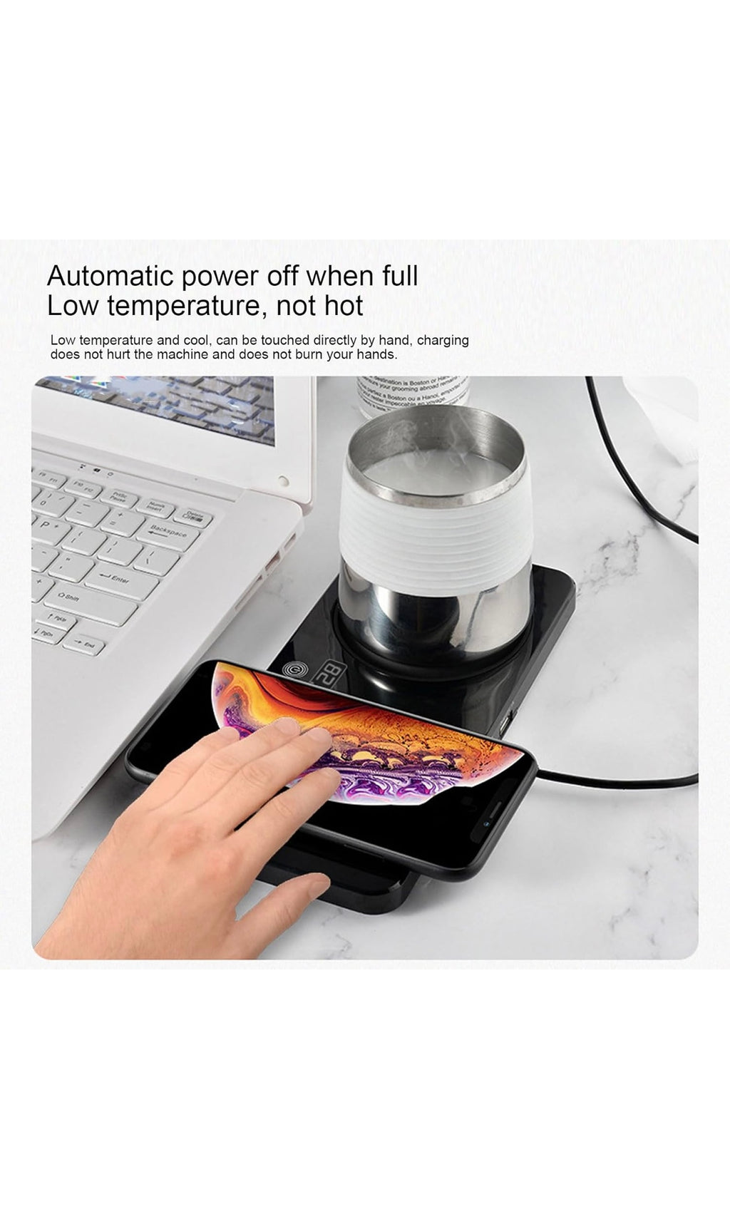 Mug warmer and wireless phone charger