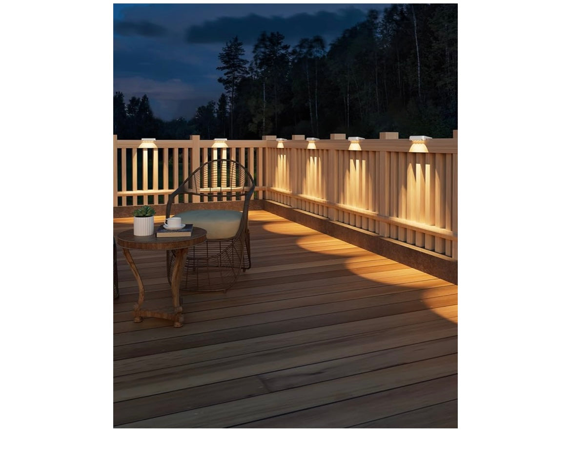 Solar deck lights 12 pack