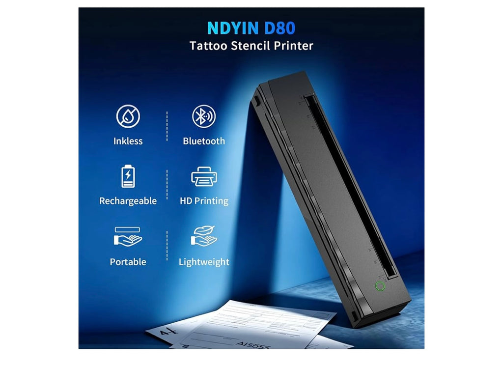 D80 Thermal Printer Portable Tattoo Printer.