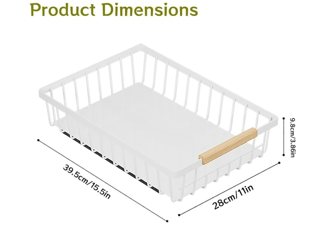 WROBTLD 2 Pack No Drill Pull Out Cabinet Organizer.