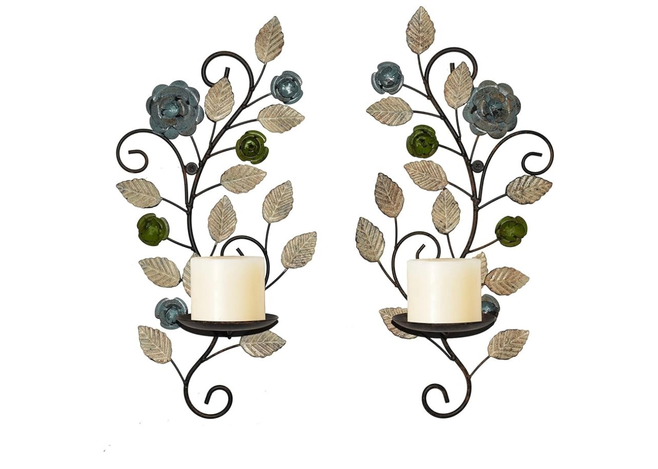 wall Scones Candle Holder set of 2.