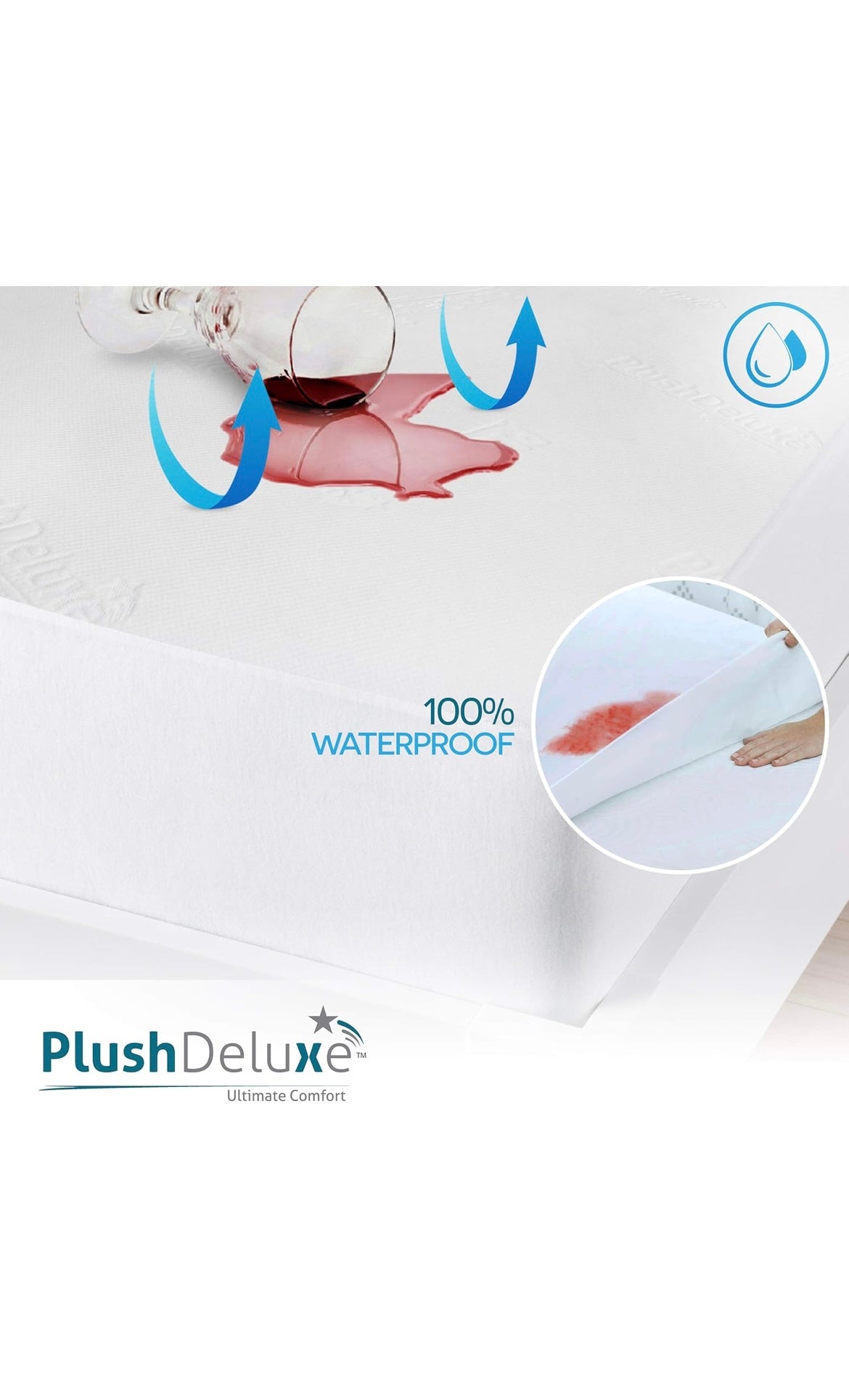 Bamboo mattress protector king size