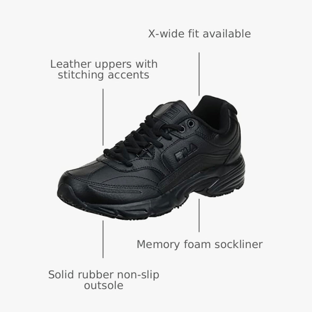 Men’s Fila Memory Workshift Slip Resistant Shoe.