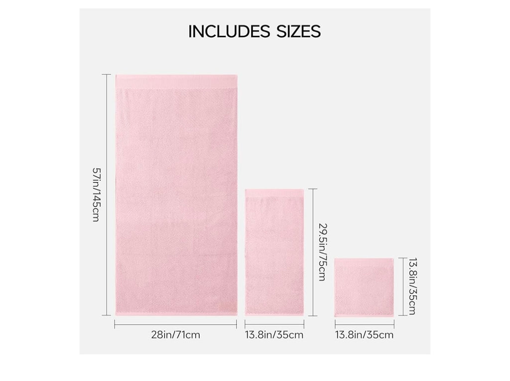 Redkiss 8-piece premium towel set.