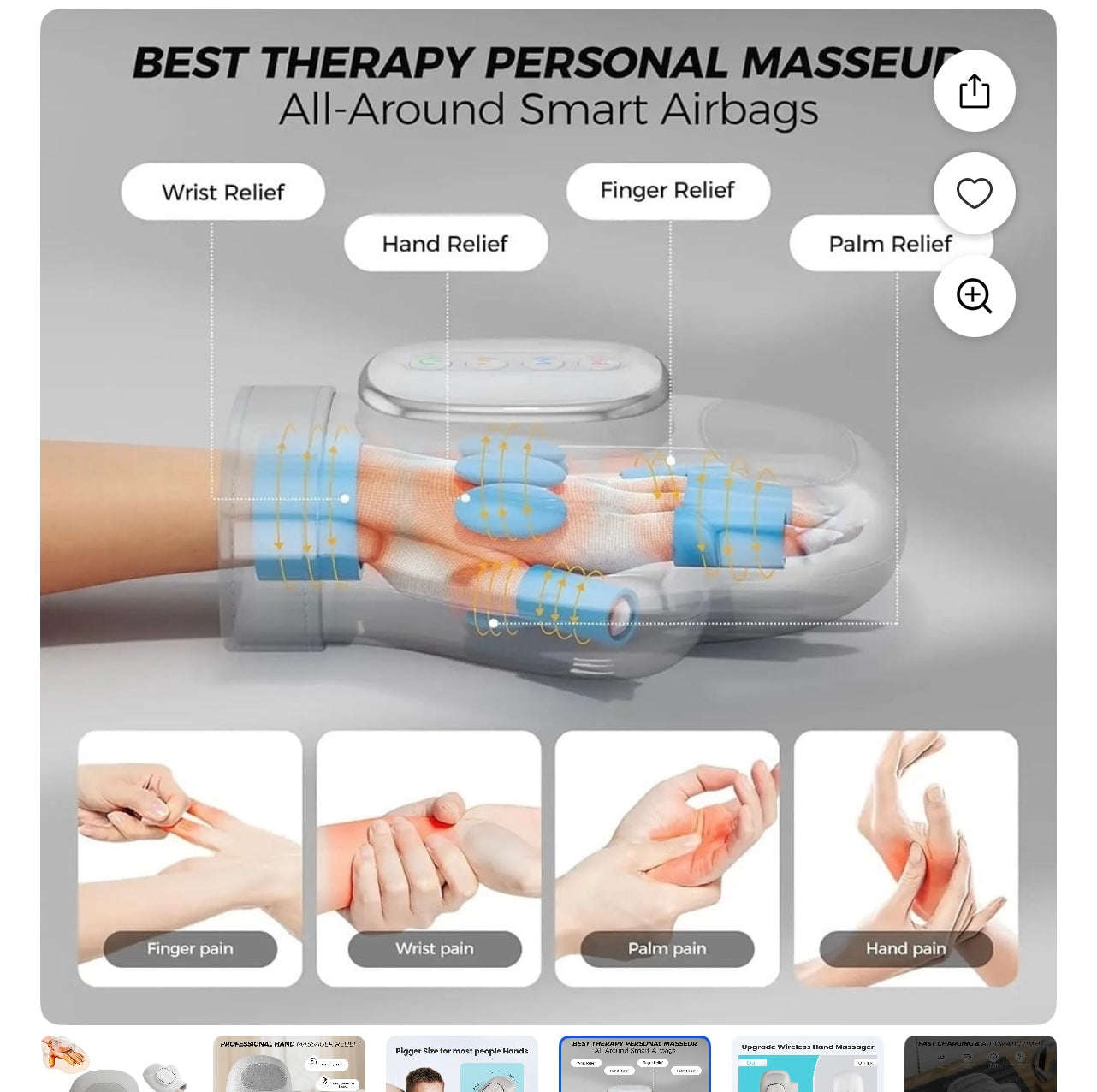 Cordless Hand Massager.