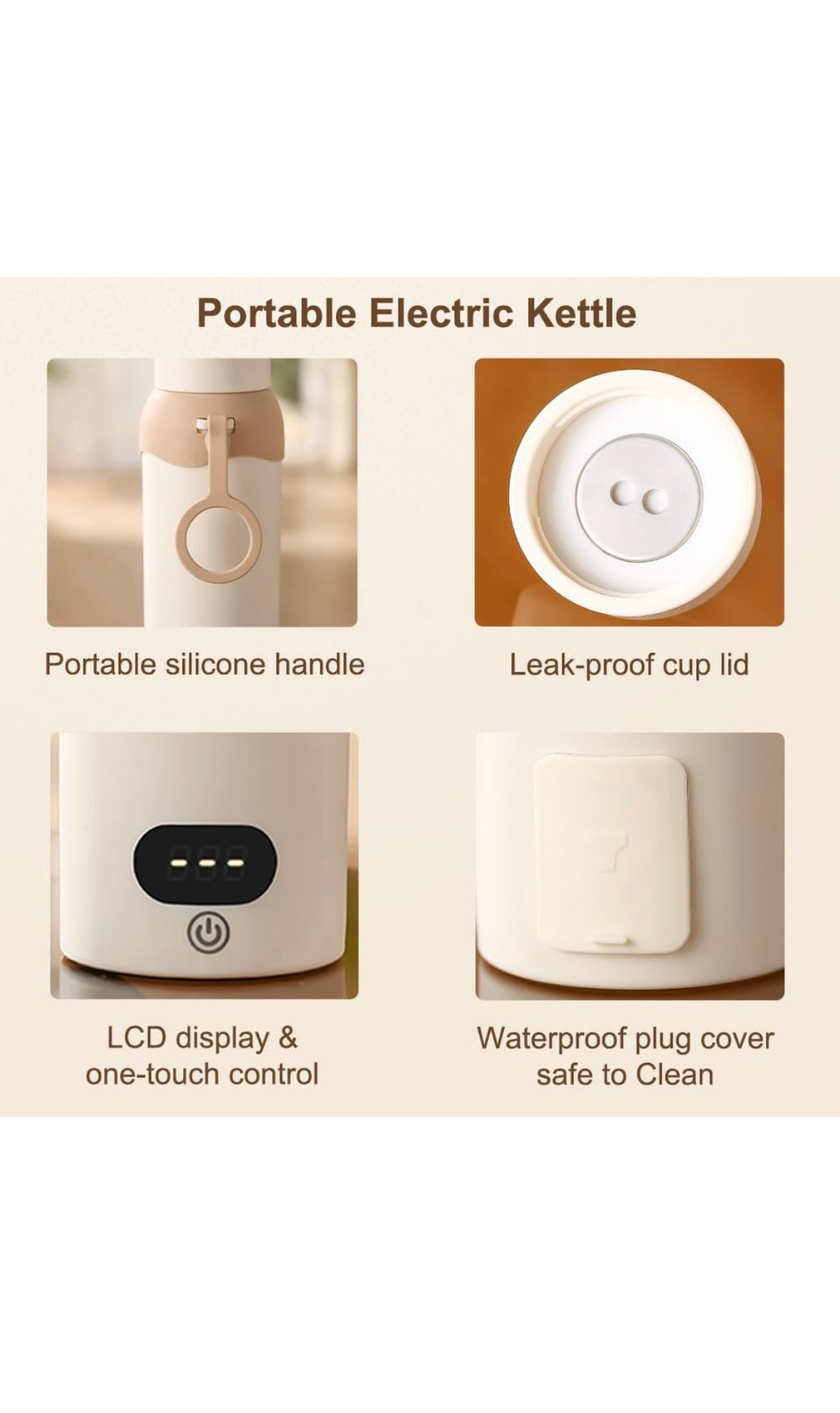 Travel electric kettle