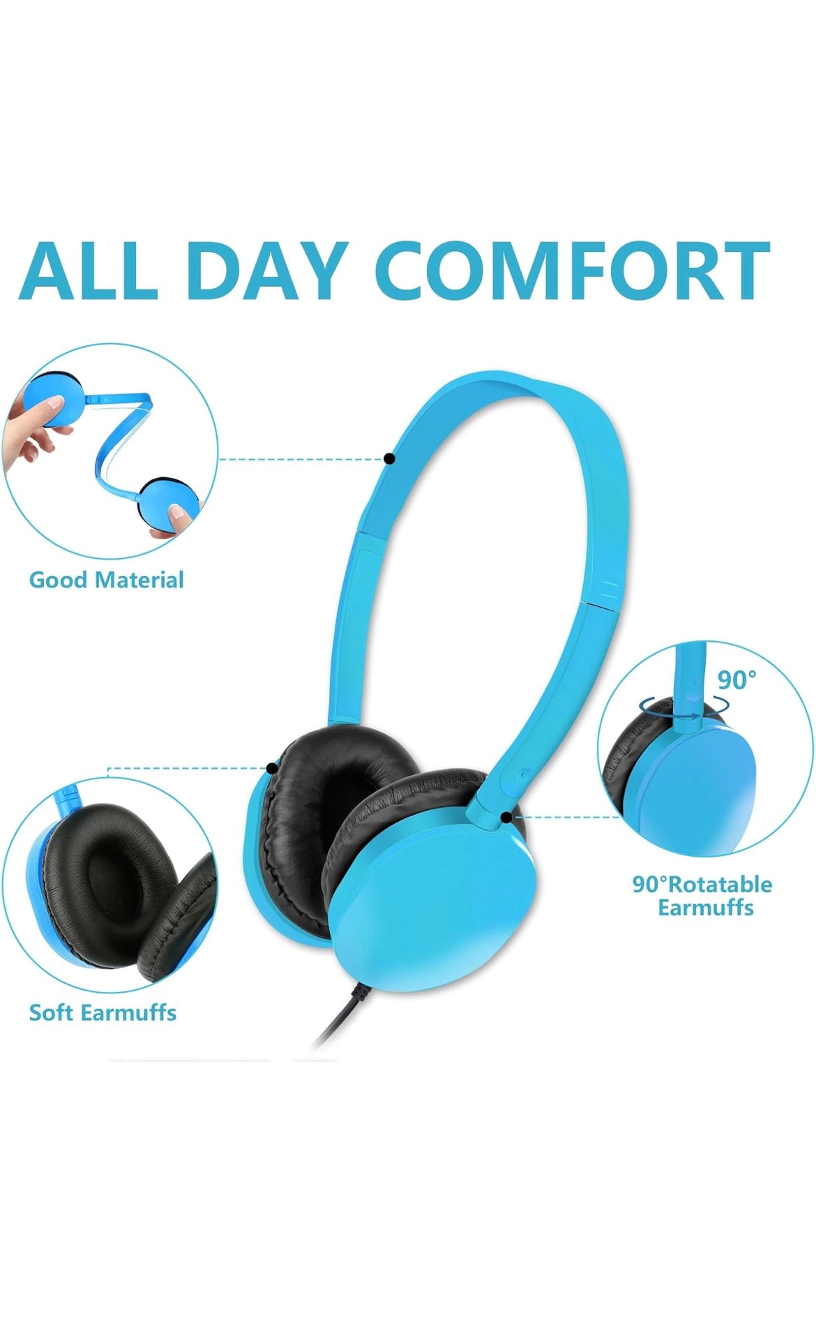 Headphones bulk 30 pack for school students