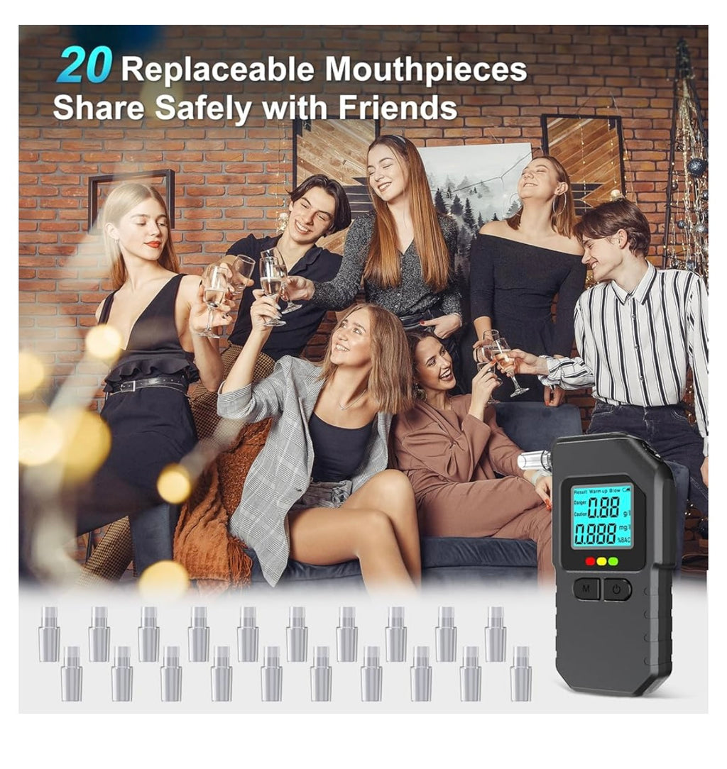 Breathalyzer alcohol tester