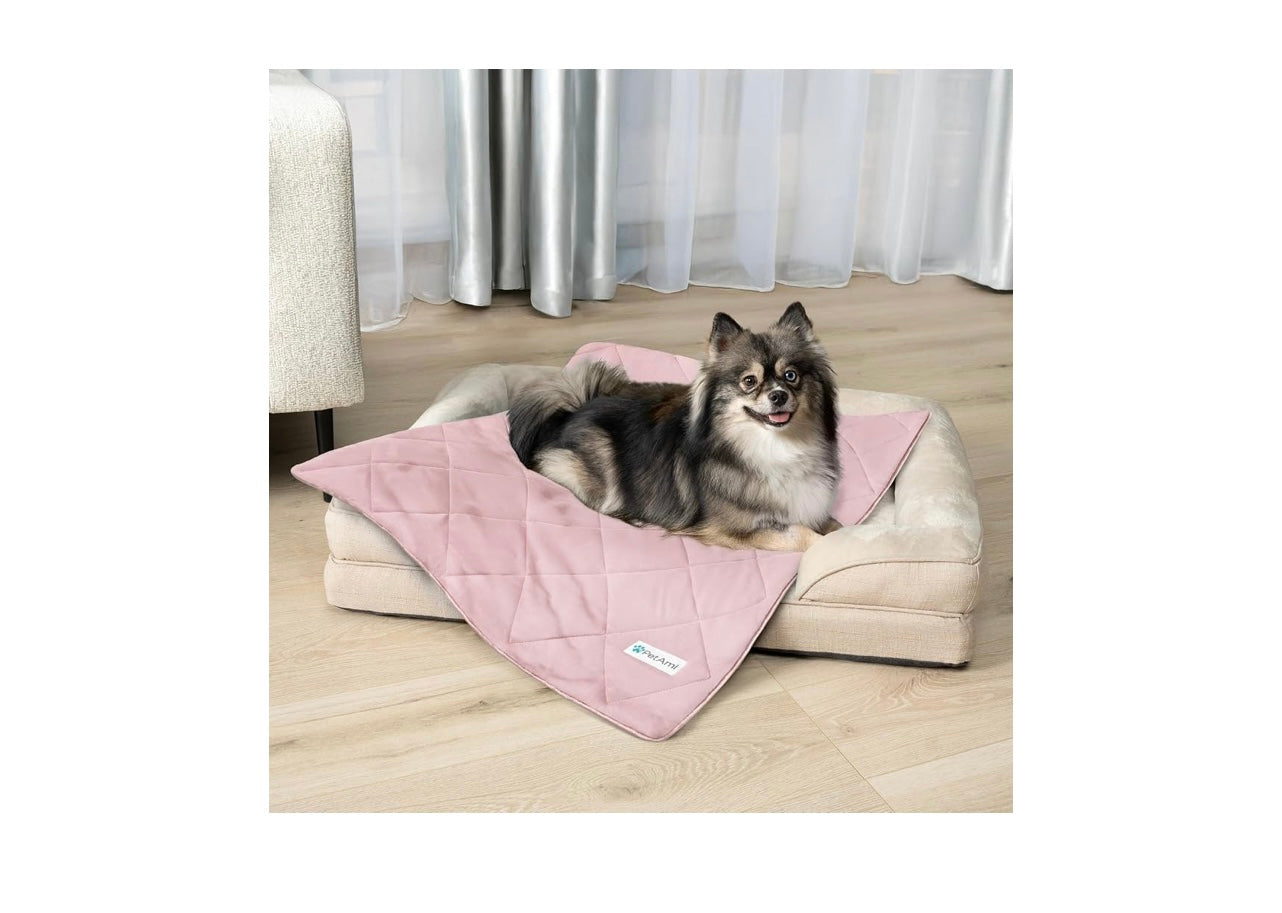 Petami Reversible Cooling Plush Pet Blanket Mat.
