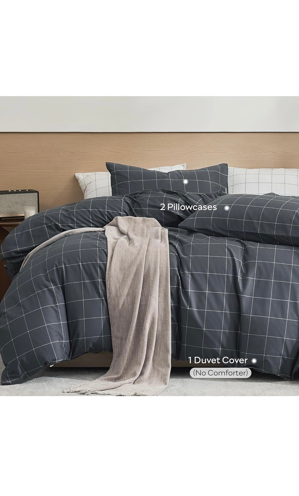 Duvet cover set 3 pcs king size