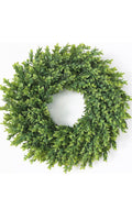 Artificial boxwood wreath