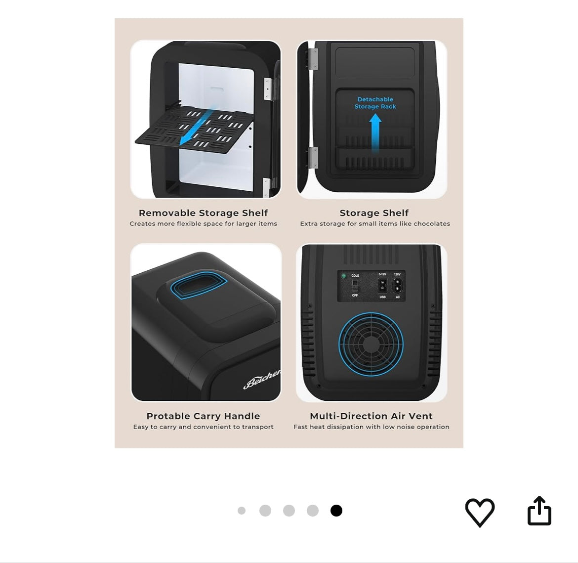 Beichen mini fridge