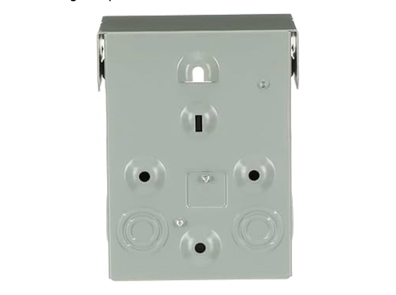AC Disconnect With GFCI Receptacle.