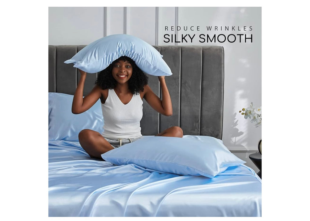 Mr&HM Full Satin Sheet Set.