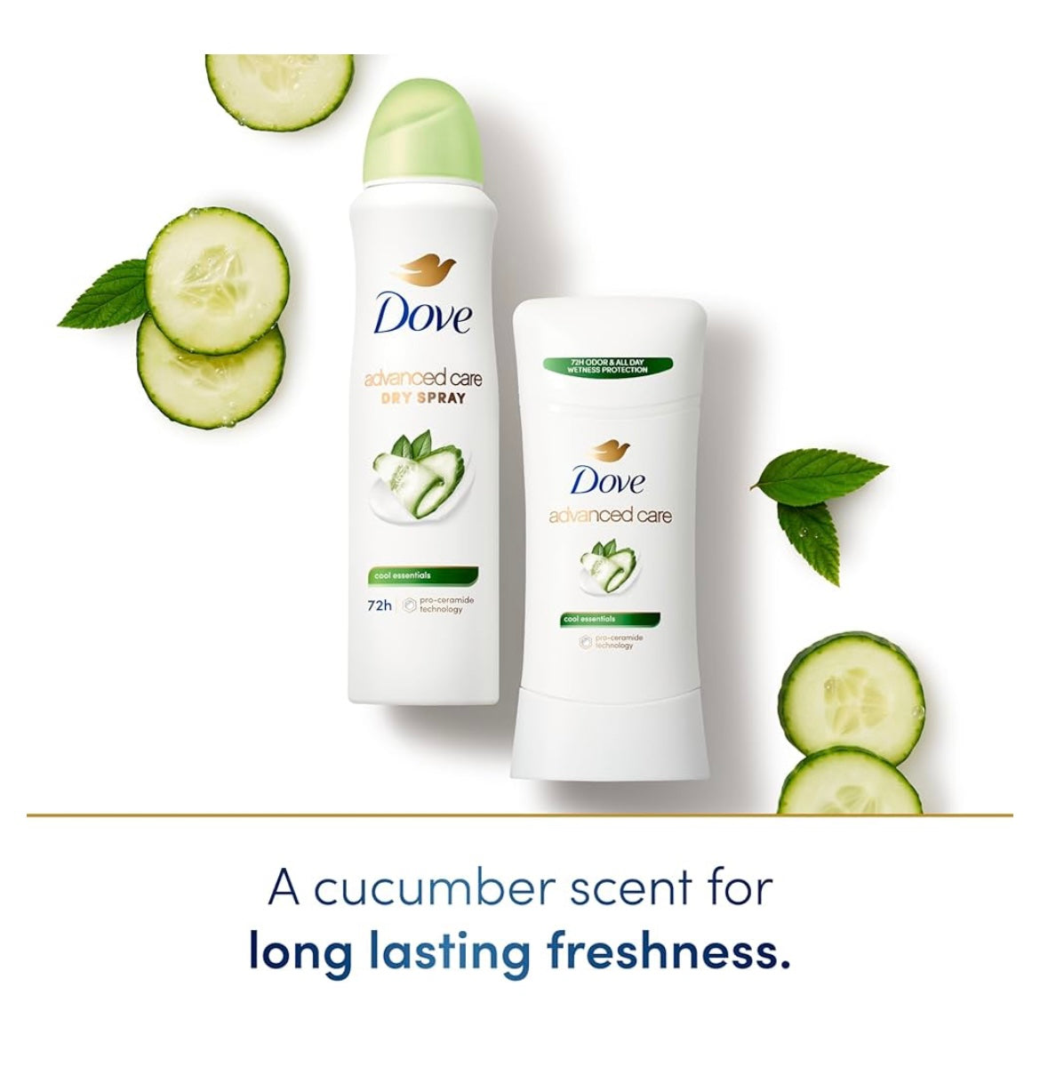 Dove advanced care deodorant sticks 4 pack