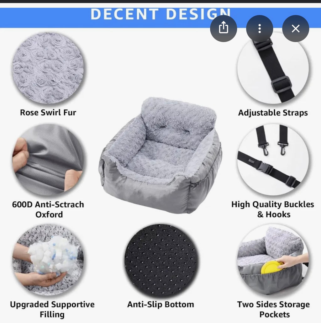 Oiilores Pet Car Seat.