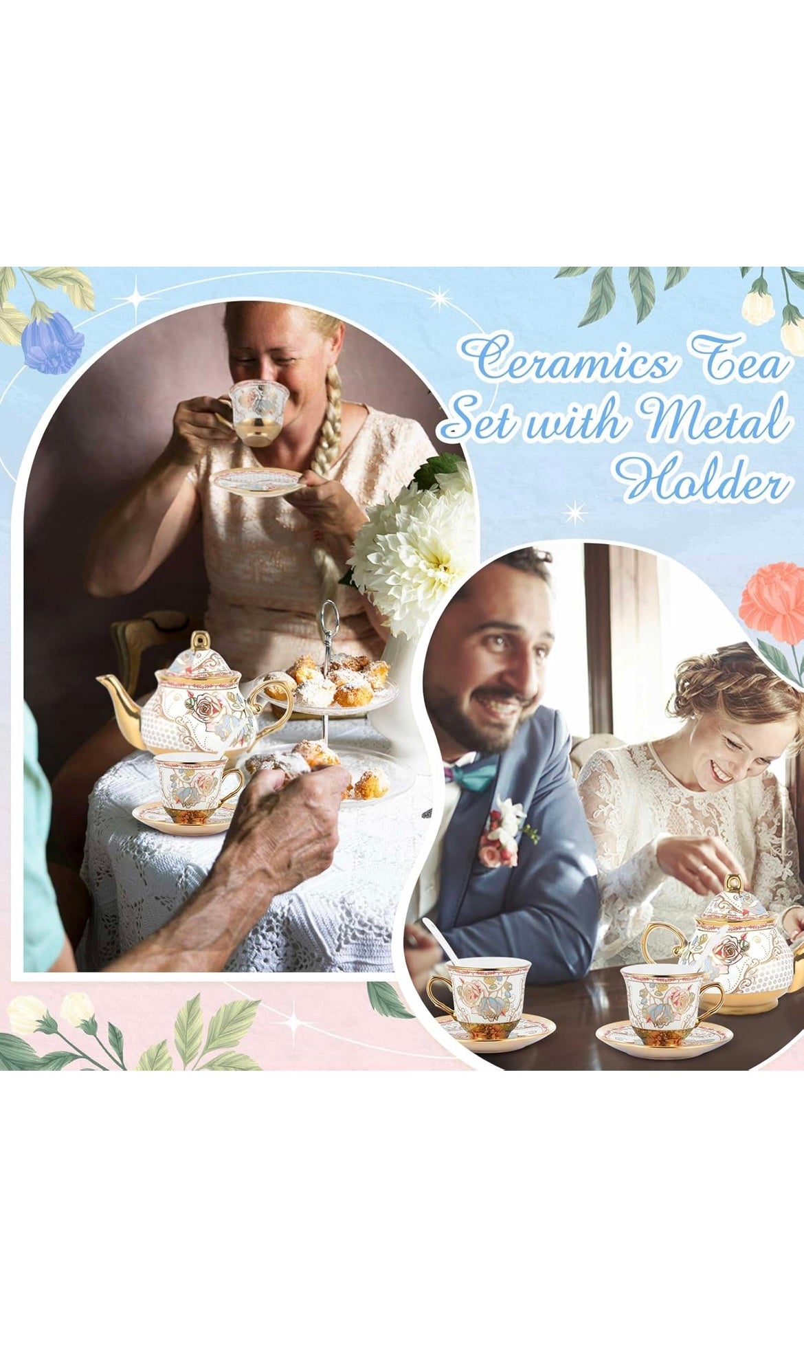20 pcs porcelain tea set