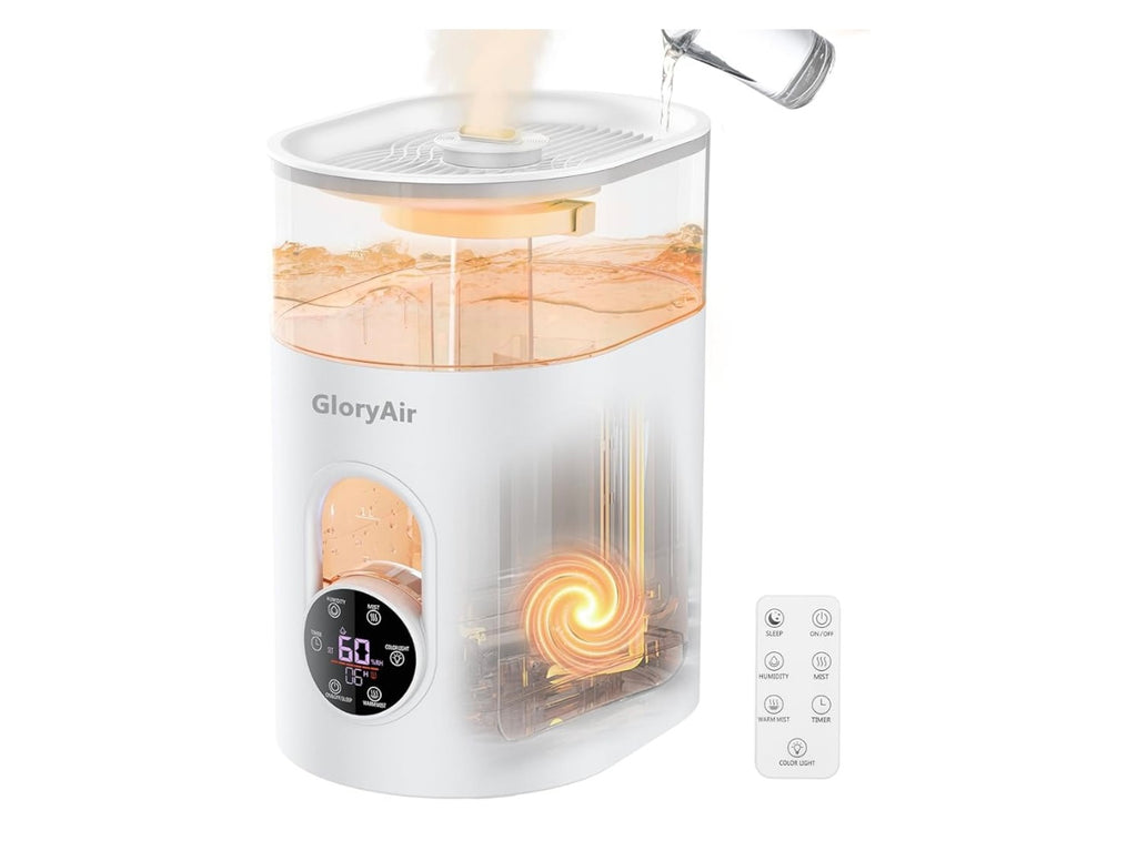 GloryAir 6L Cool and Warm Mist Humidifier.