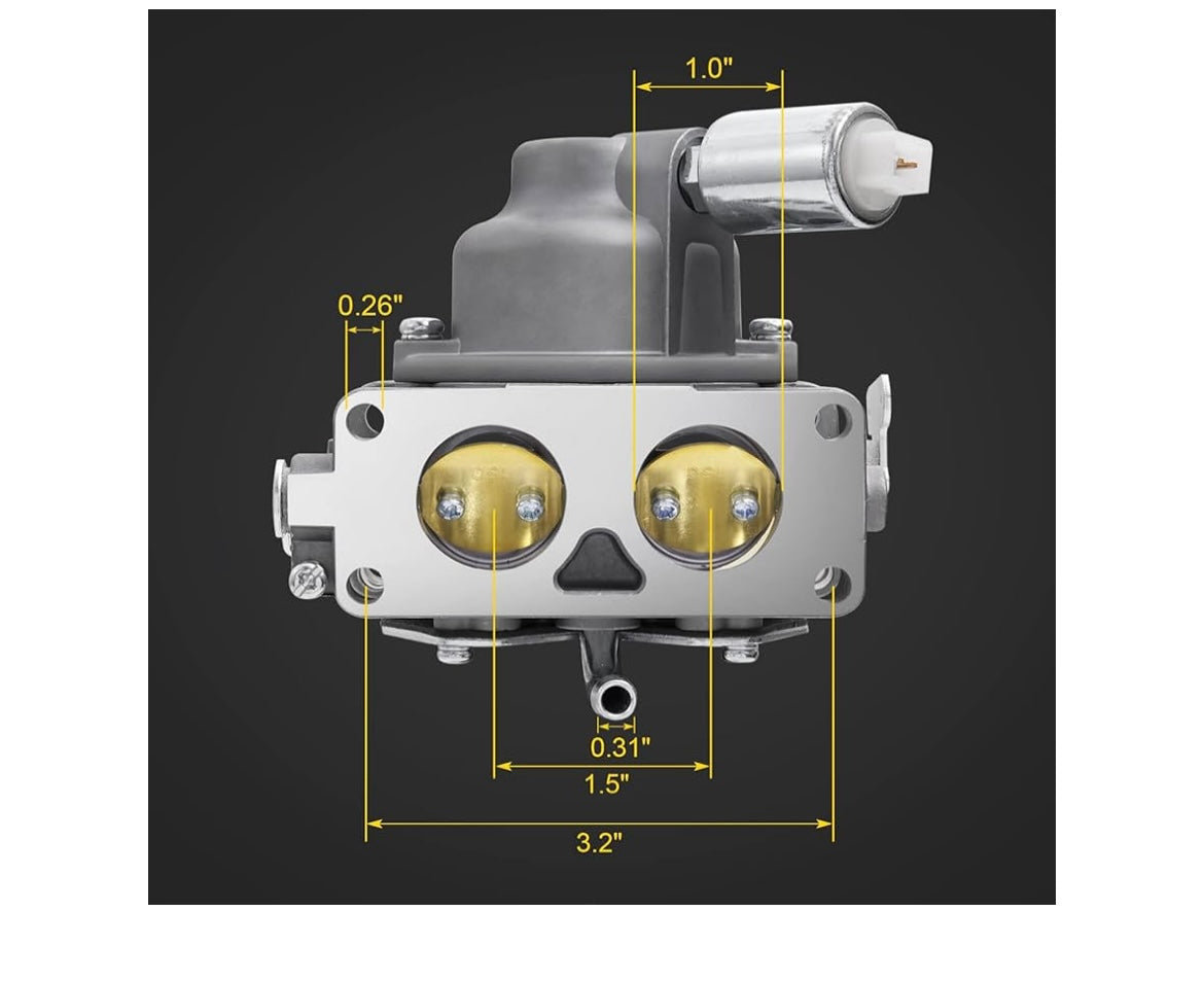 Carburetor with gasket