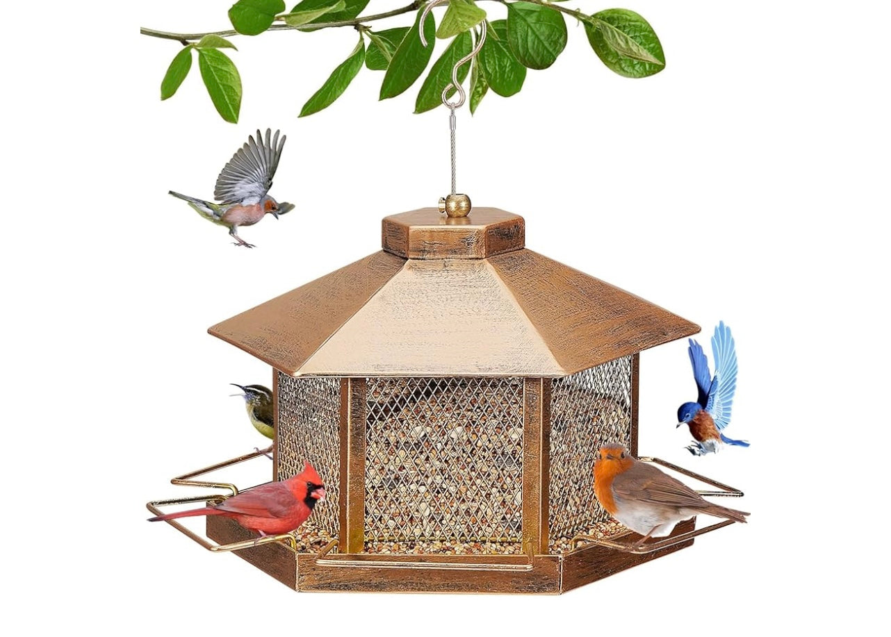 Metal Bird Feeder.