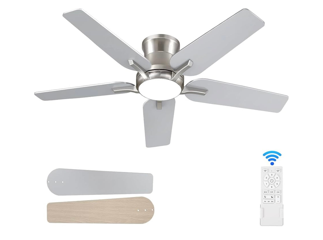 POCHFAN 42inch Ceiling Fan with Lights.