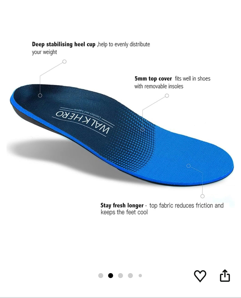 Insoles for man and woman