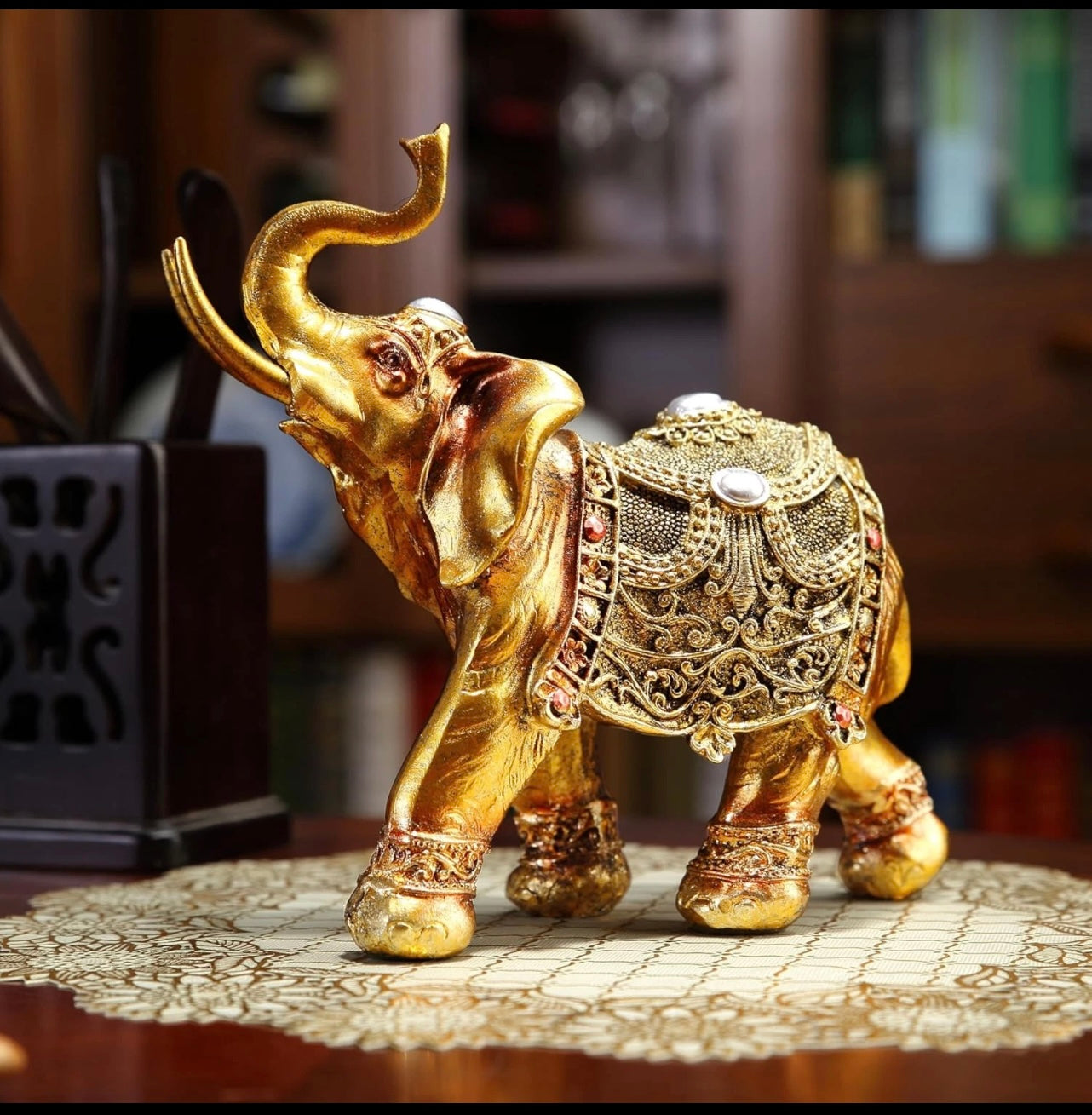 Lucky Elephant Statue.