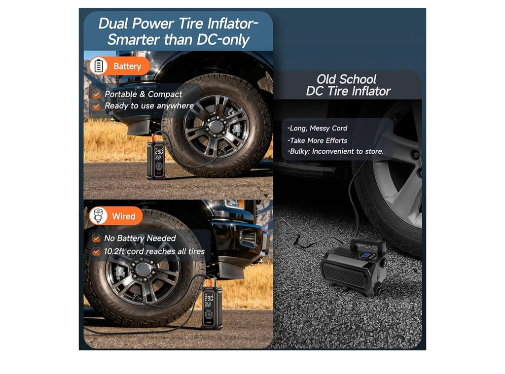 Olarhike Portable Tire Inflator.