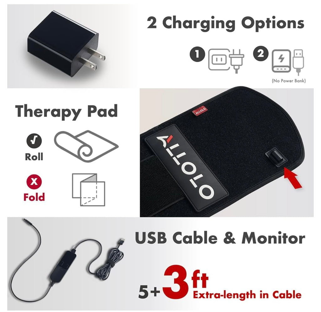 Allolo Red & Infrared Light Therapy Pad.