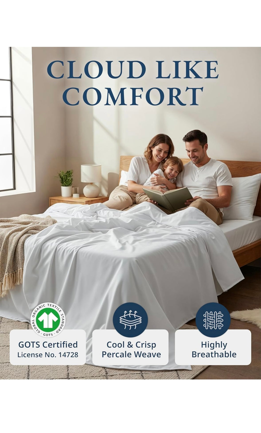 Queen sheet set 4 piece set