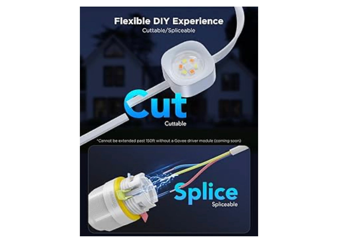 Govee Permanent Outdoor Govee Lights Pro. 150ft.