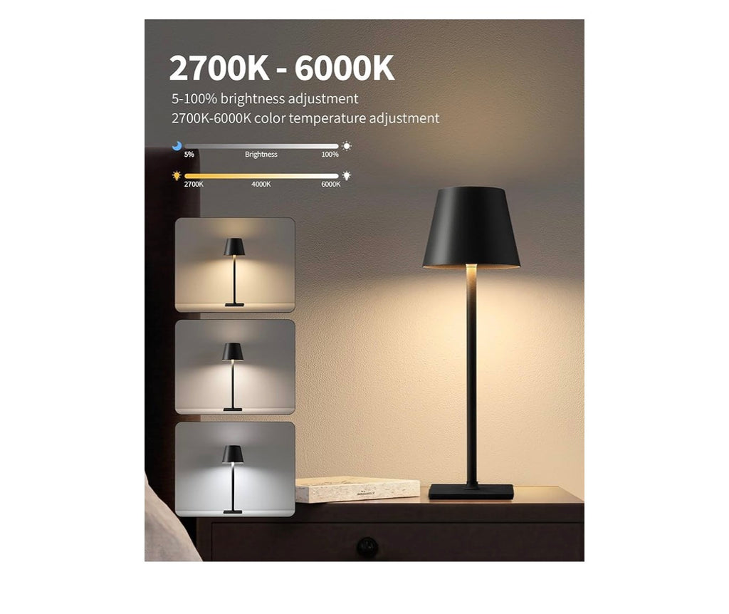 Cordless table lamp 2 pack