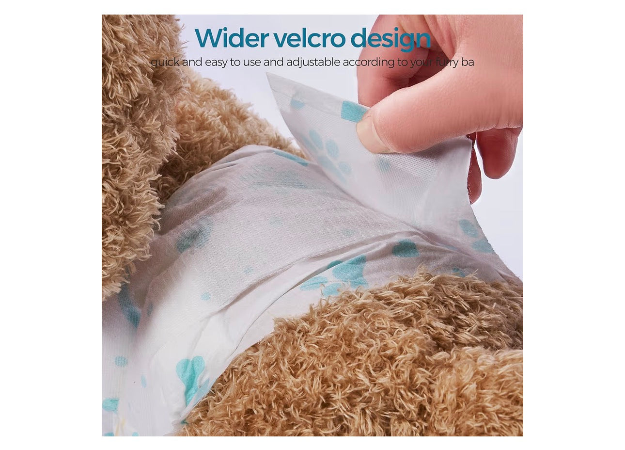 Bestle Male Dog Wrap, Disposable Dog Diapers, 40 Count, XS (Waist 10.6”-16.6”), Wetness Indicator, Ultra Protection, Leak Proof, Super Absorbent, Soft