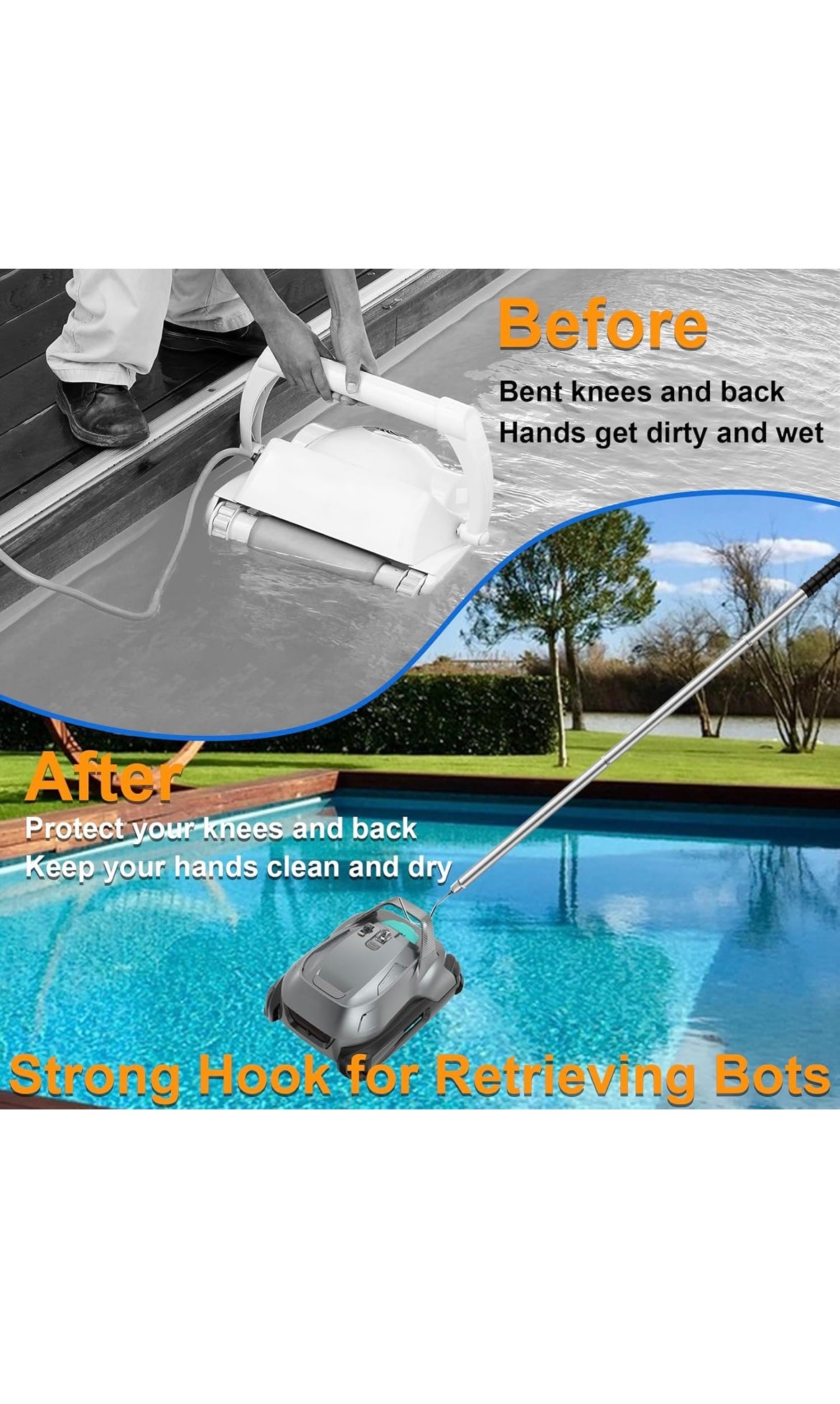 Succulentlovers pool retrieval hook
