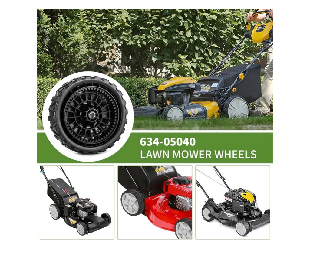2 pack lawn mower wheels